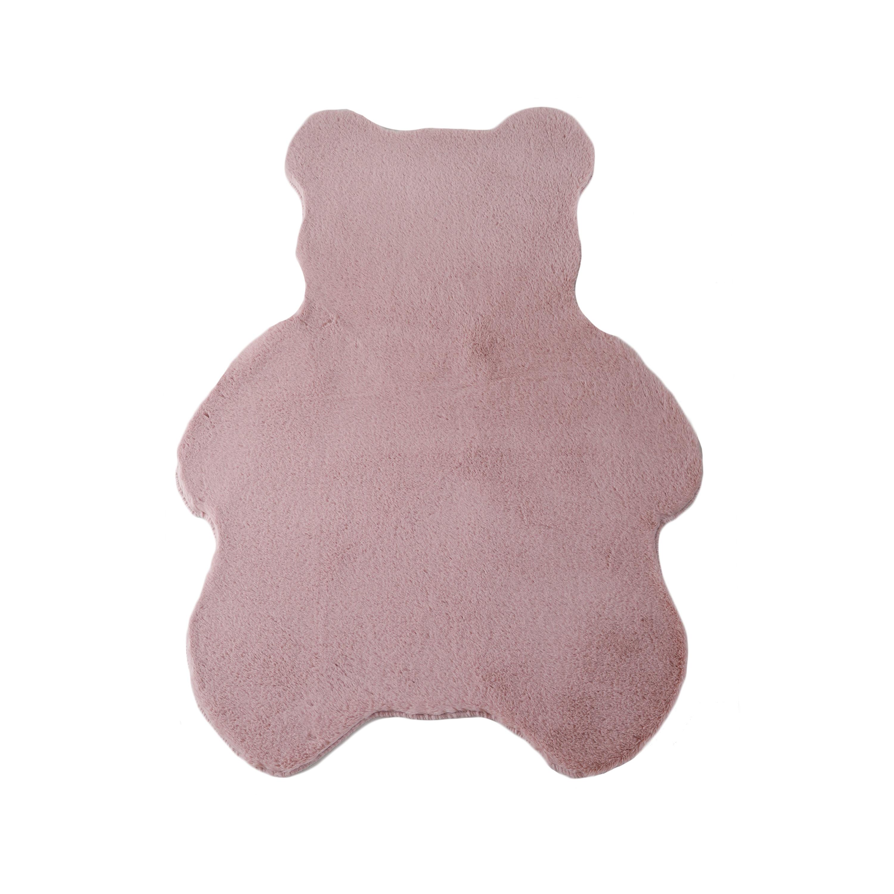 Caty Børnetæppe Bjørn - Rosa