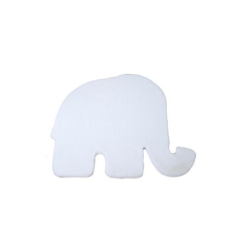Caty Børnetæppe Elefant - Hvid