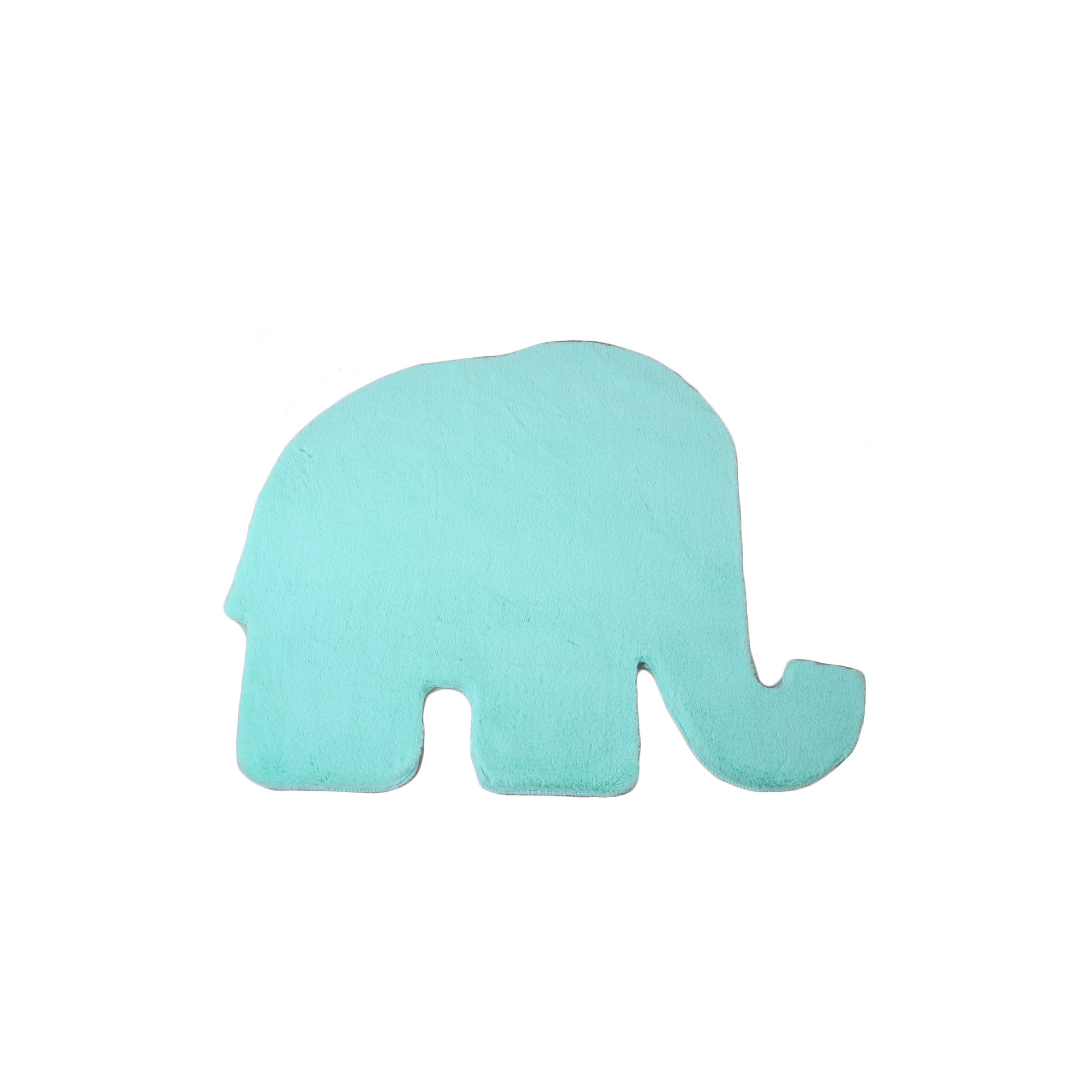 Caty Børnetæppe Elefant - Mynte - 80x100