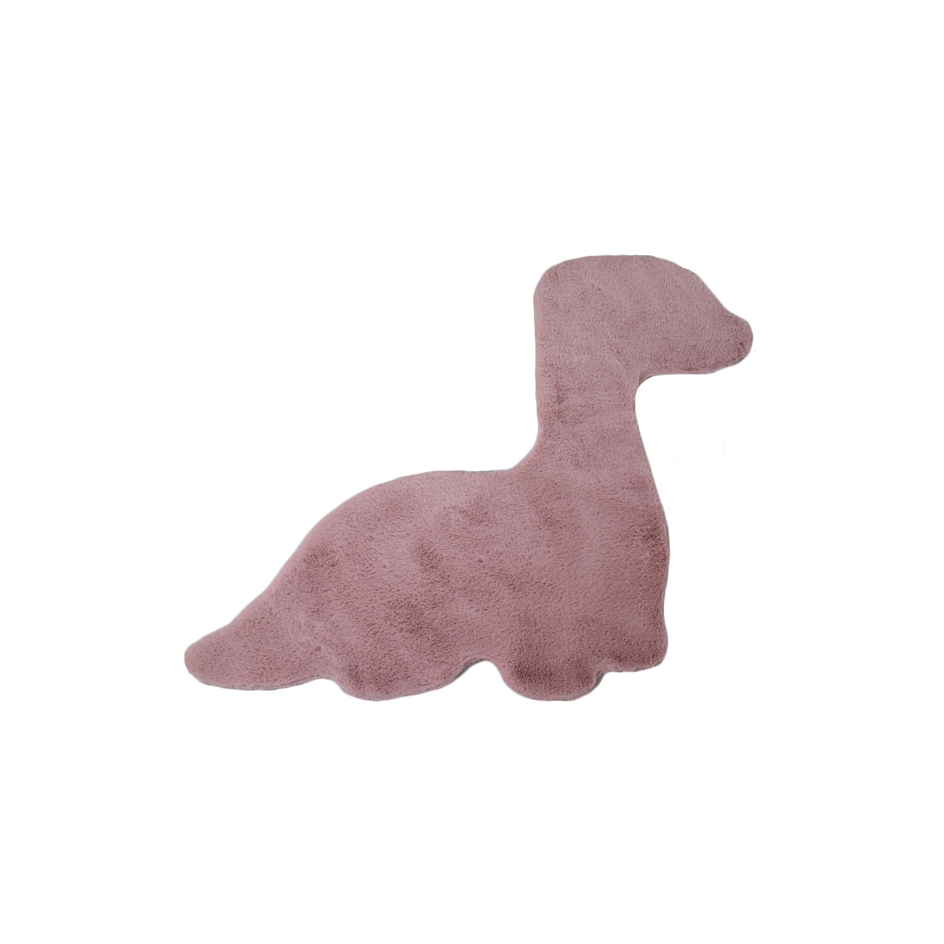 Caty Børnetæppe Dino - Rosa - 80x100