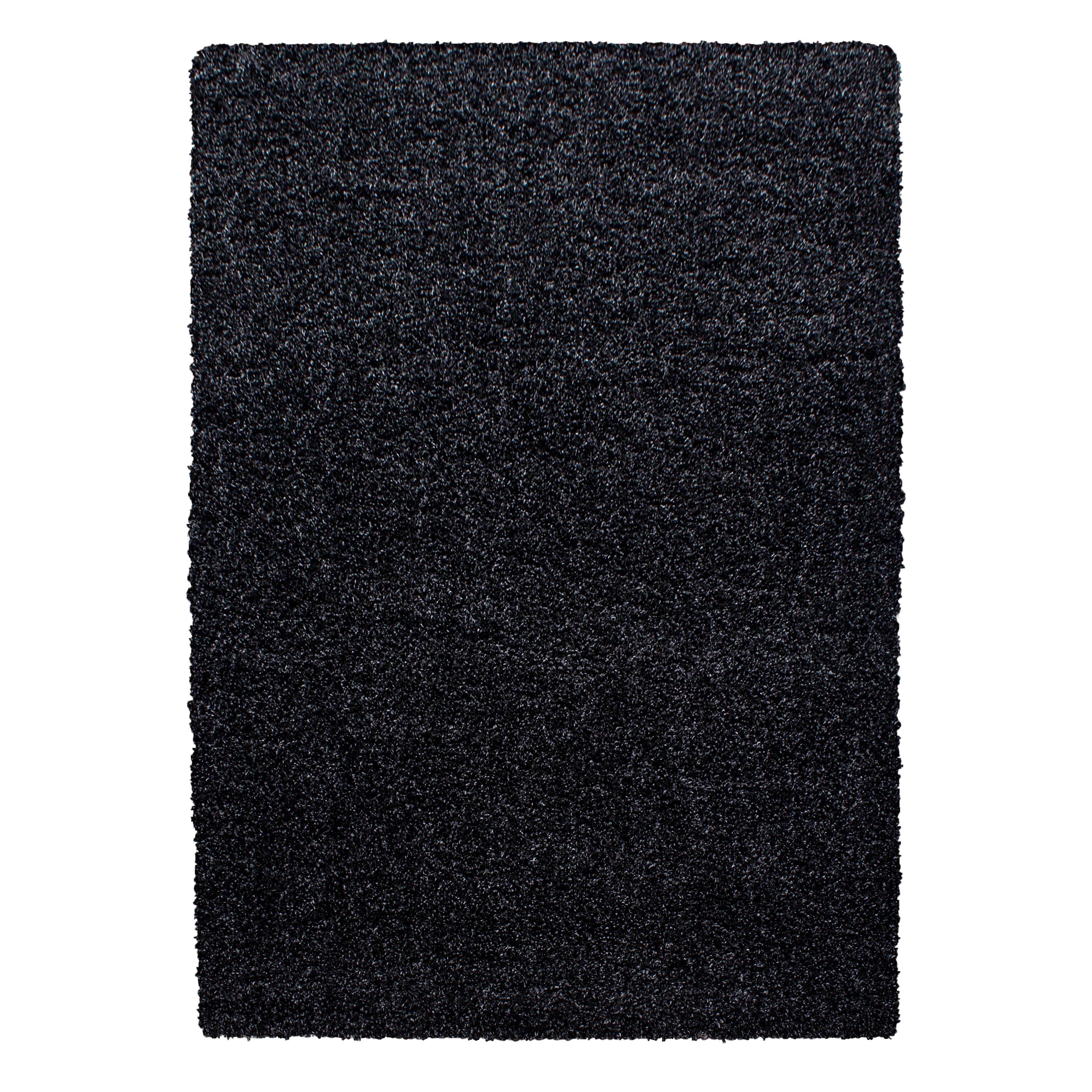Dream Shaggy Tæppeløber Ensfarvet - Antracit - 60x110 (Løber)