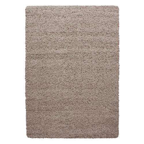 Dream Shaggy tæppe Ensfarvet - Beige
