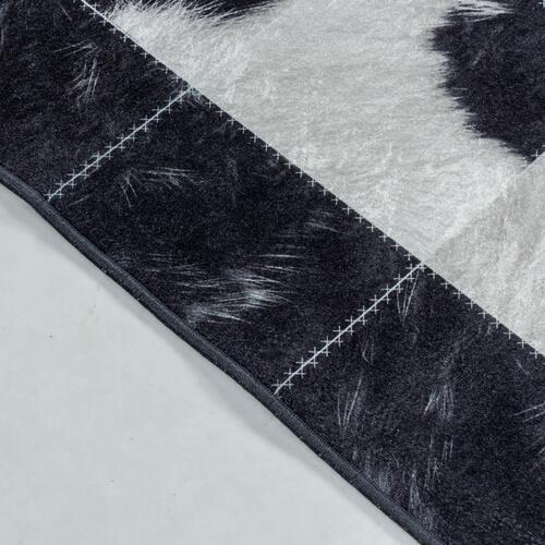 Fiesta Vaskbart Tæppeløber Patchwork - Sort