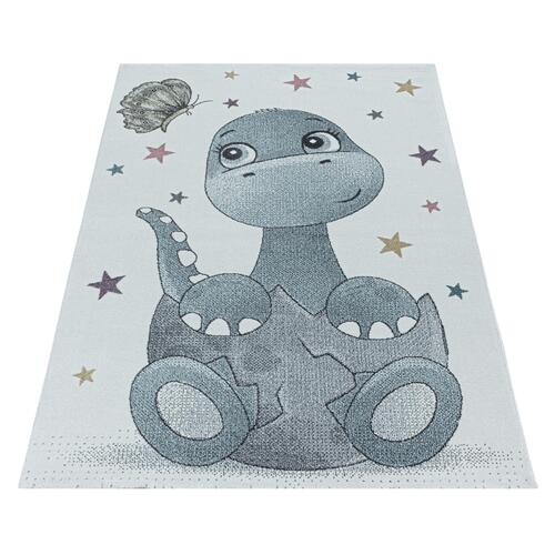 Funny Børnetæppe Dinosaur - Blå