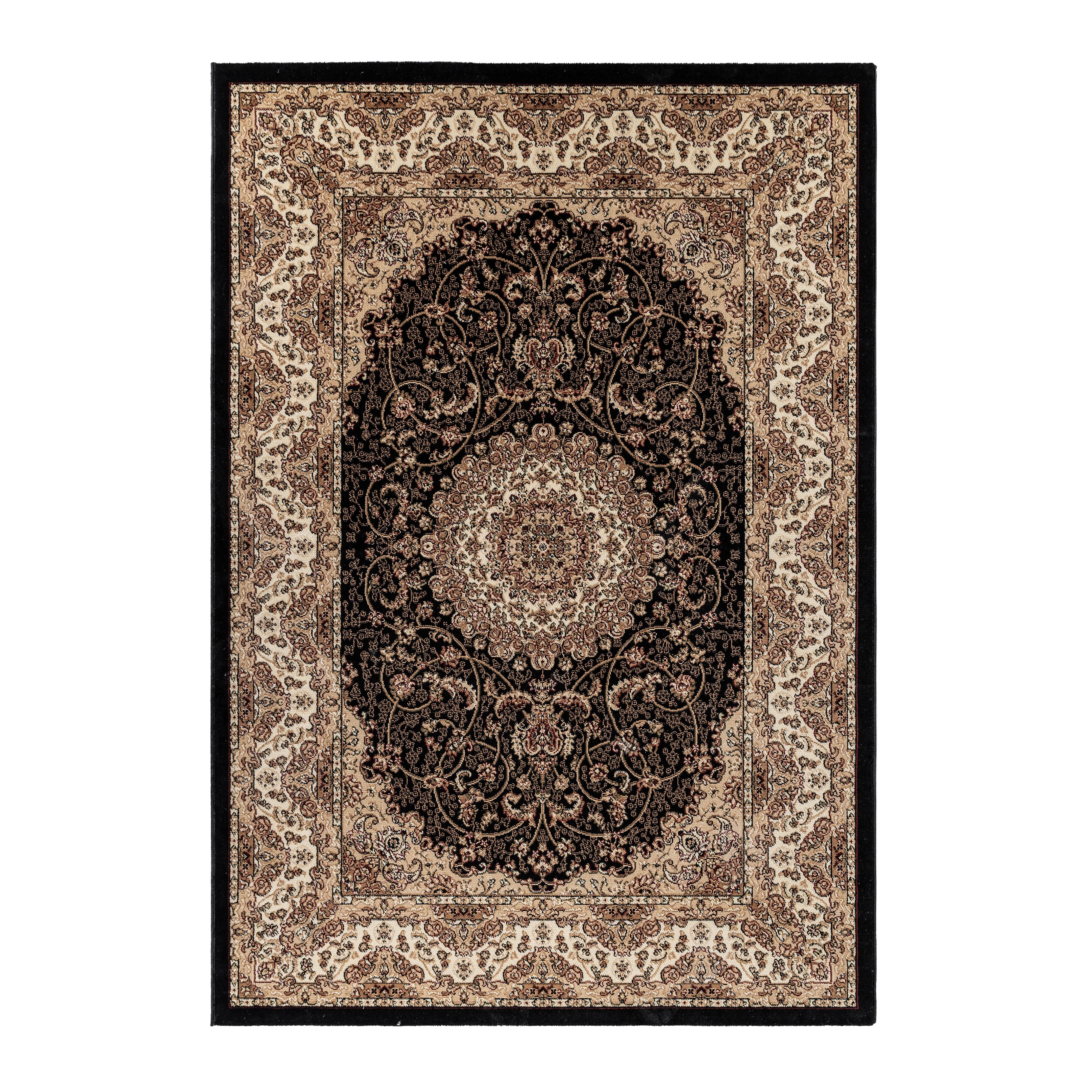 Kashmir Orientalsk Tæppeløber Orientalisk - Sort - 80x150 (Løber)