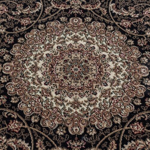 Kashmir Orientalsk tæppe Orientalisk - Sort