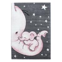 Kids Børnetæppe Elefant - Pink