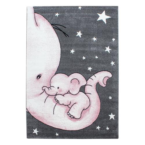 Kids Børnetæppe Elefant - Pink