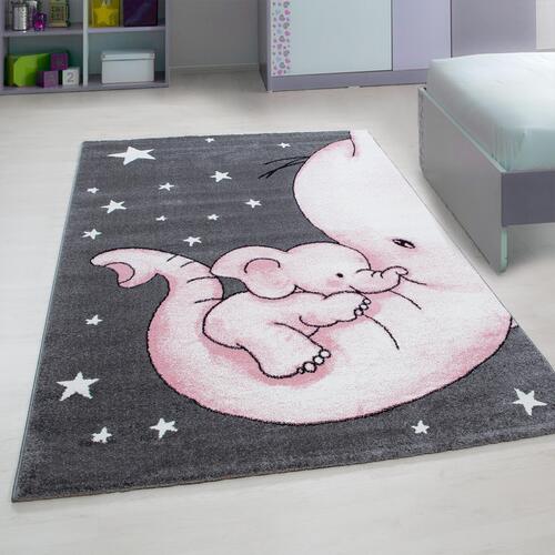 Kids Børnetæppe Elefant - Pink