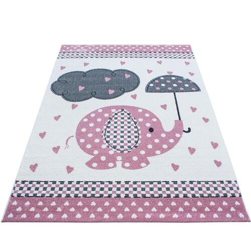 Kids Børnetæppe Elefant - Pink