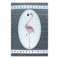 Kids Børne Tæppeløber Flamingo Design - Pink