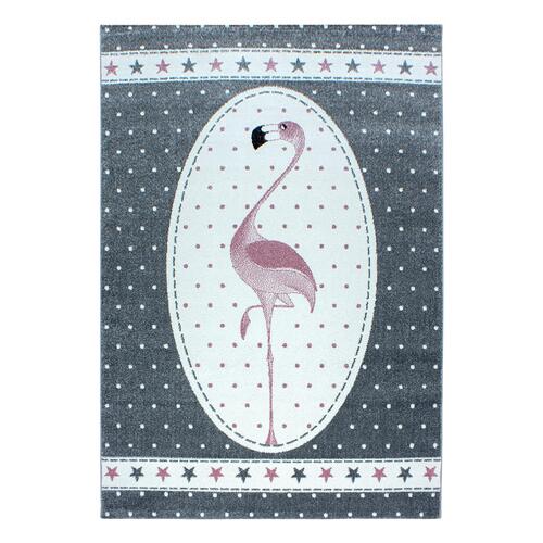 Kids Børne Tæppeløber Flamingo Design - Pink