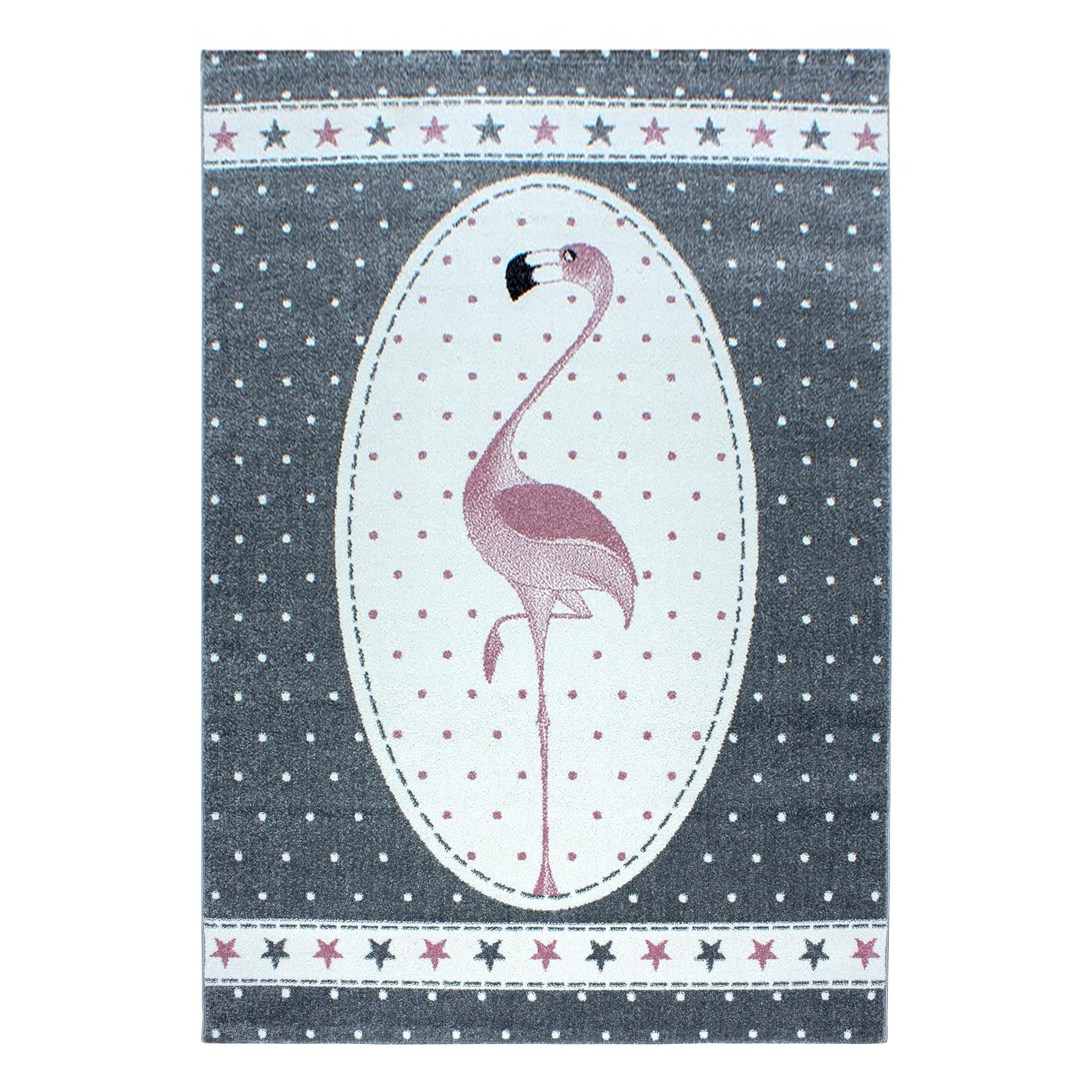 Kids Børne Tæppeløber Flamingo Design - Pink