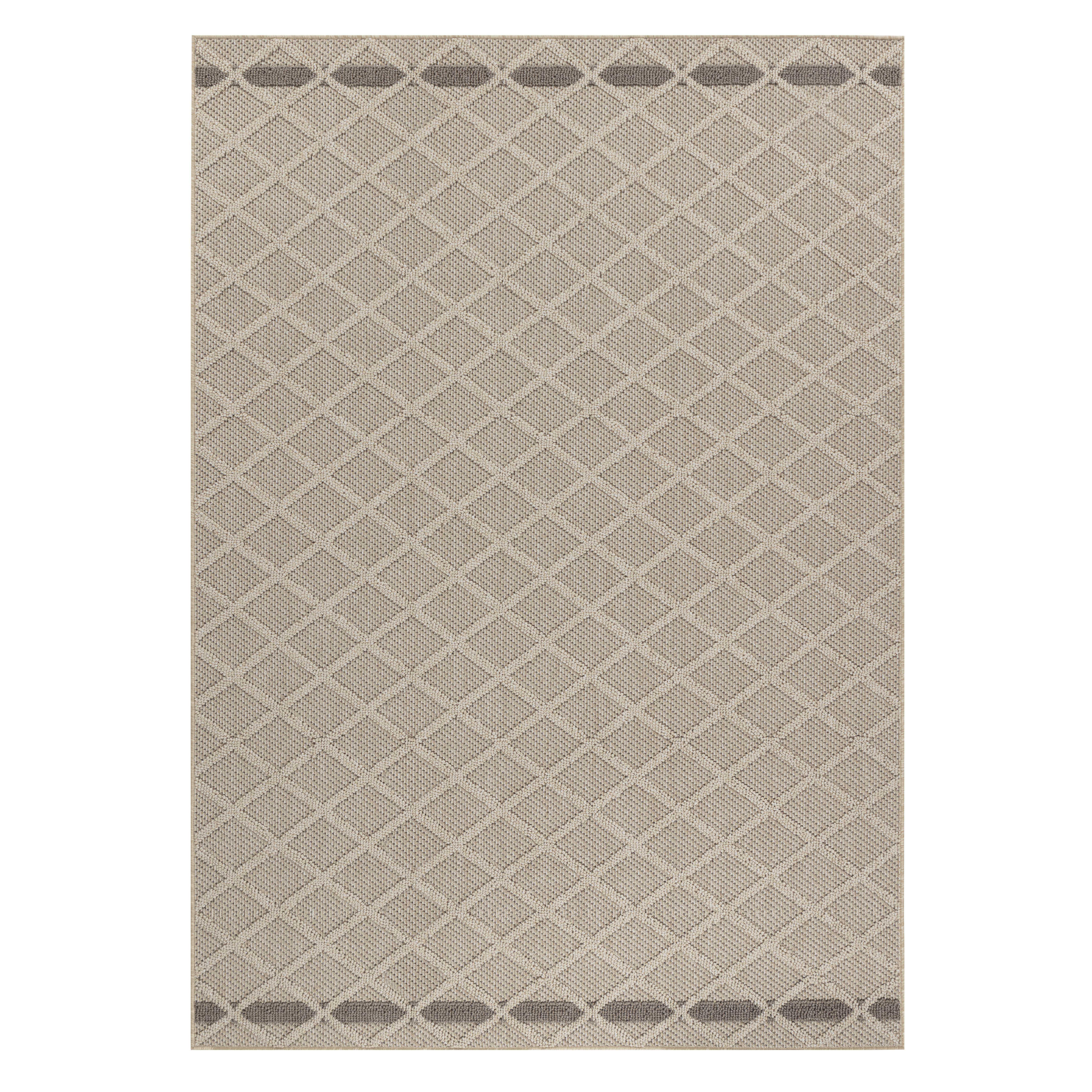 Patara Udendørs tæppe Rhombus - Beige - 120x170