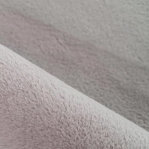 Pouffy Shaggy tæppe Ensfarvet - Beige