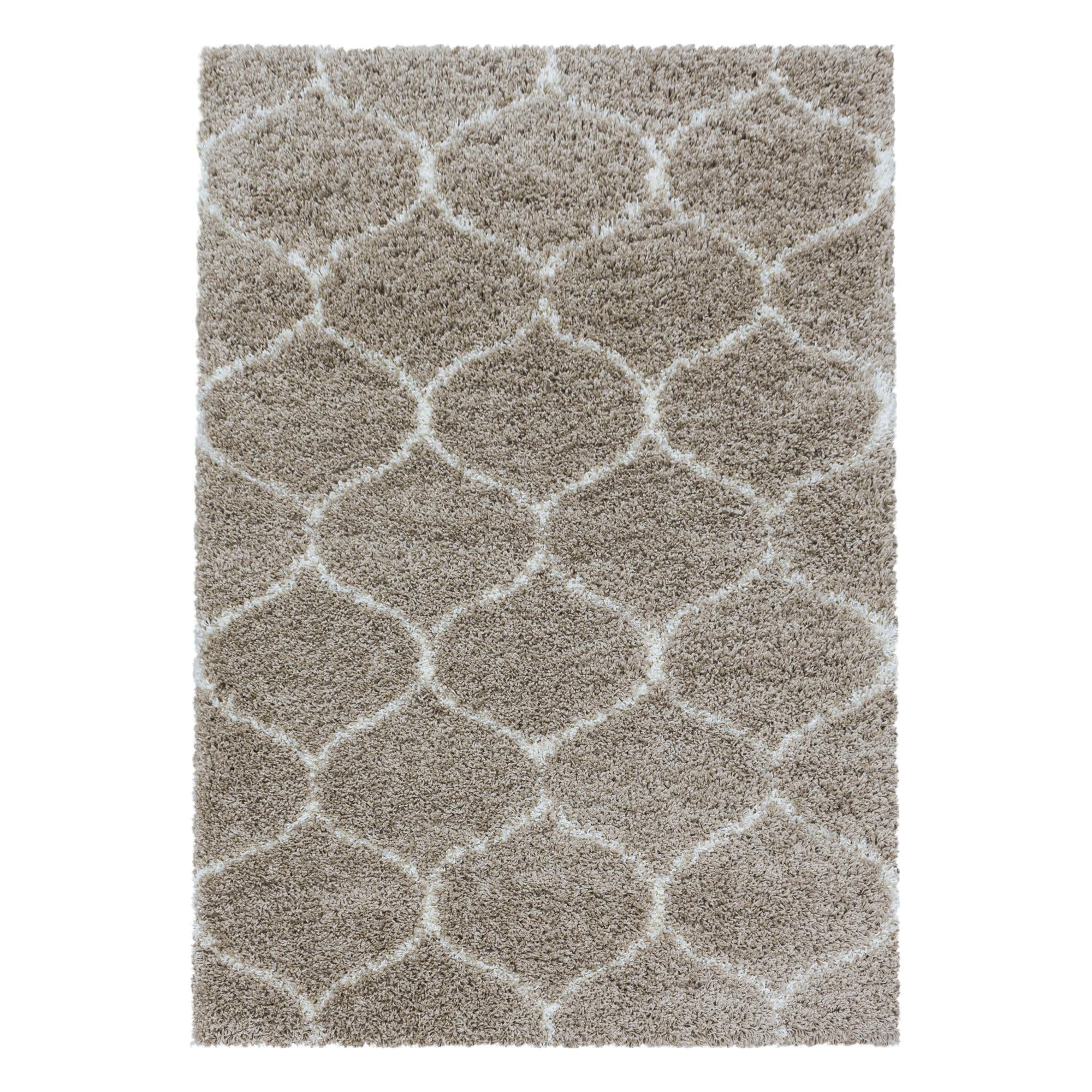 Salsa Shaggy Tæppeløber Skandinavisk - Beige - 60x110 (Løber)