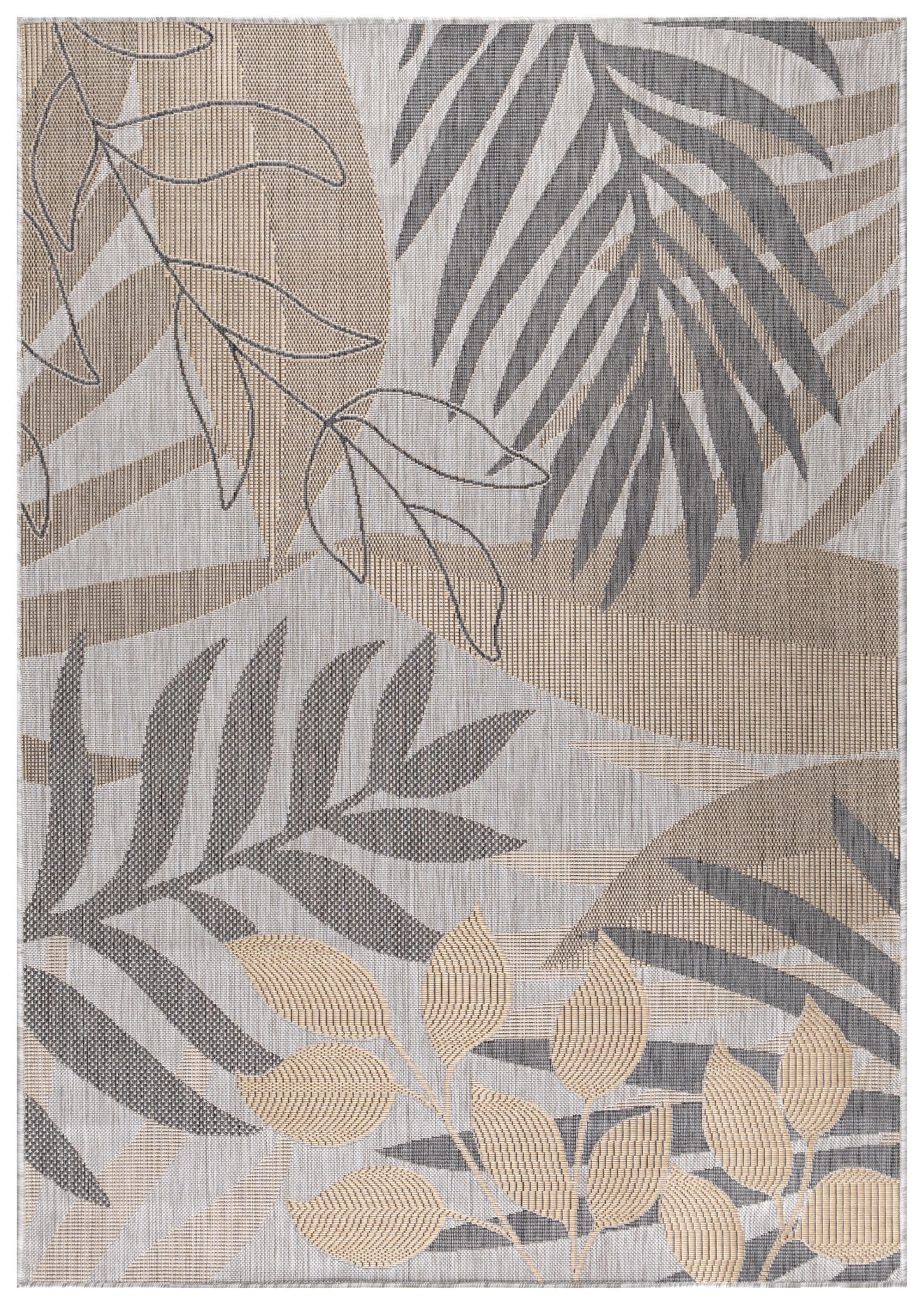 Sunny Udendørs Tæppeløber Palme - Beige - 80x150 (Løber)