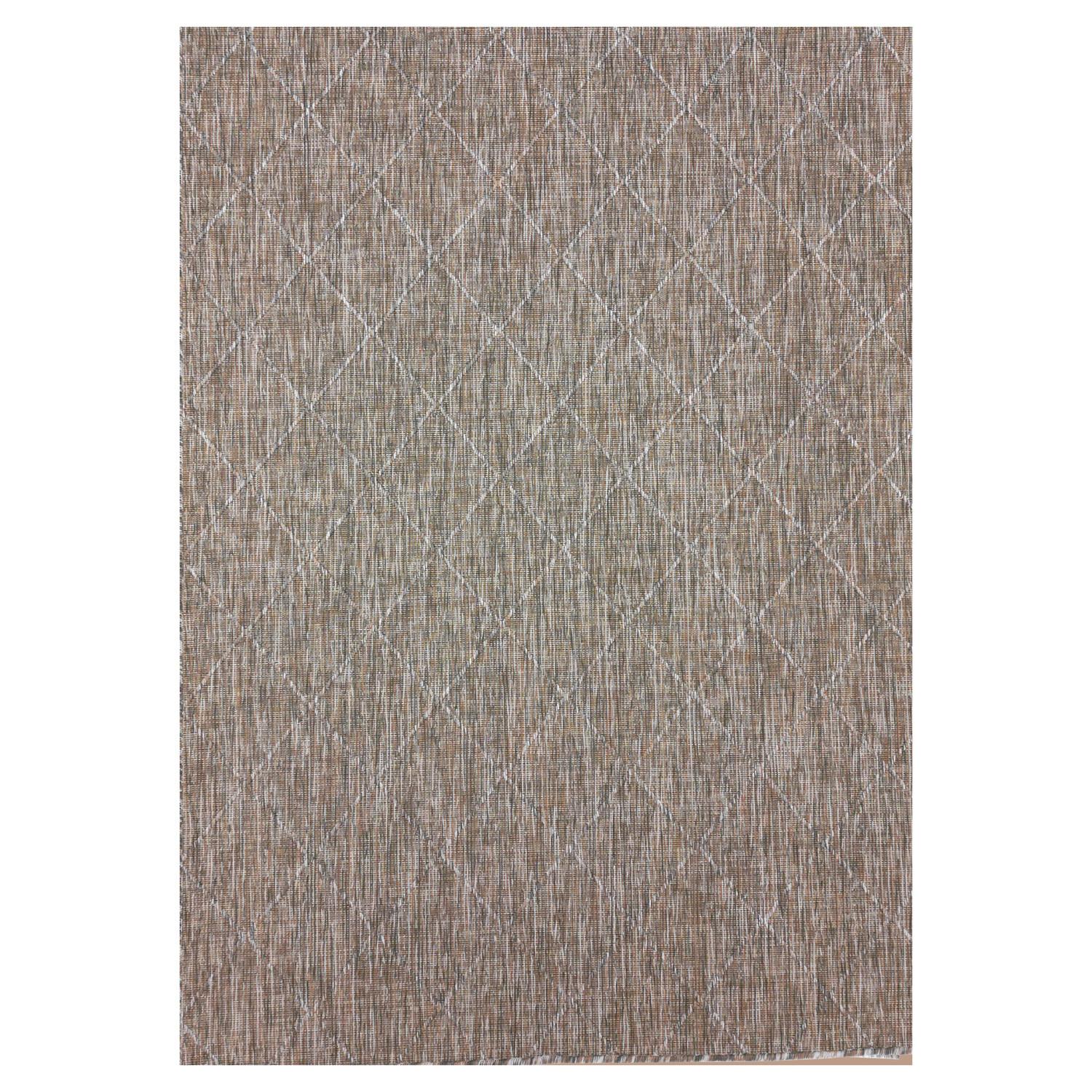 Zagora Udendørs Tæppeløber Rhombus - Beige - 80x150 (Løber)