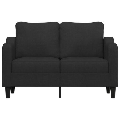2-personers sofa 120 cm stof sort