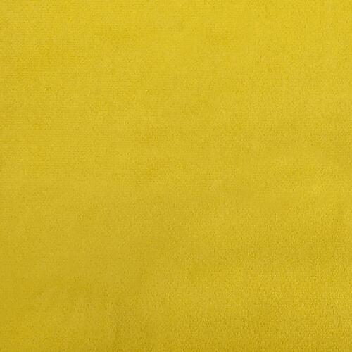 2 personers sofa velour gul
