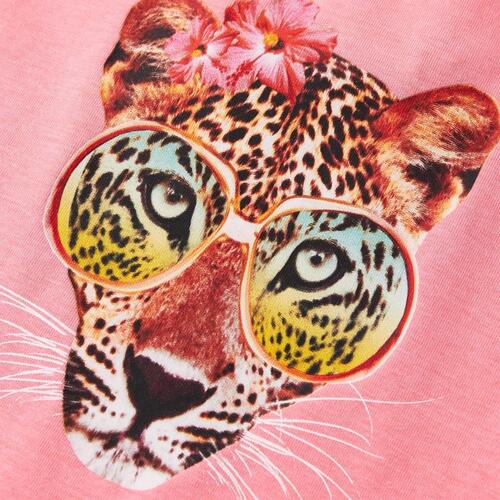 T-shirt til børn str. 92 neon-pink
