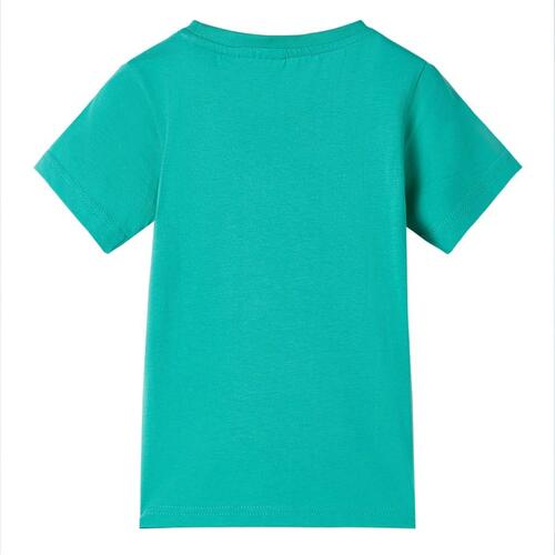 T-shirt til børn str. 92 grøn