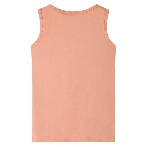 Tanktop til børn str. 128 lys orange