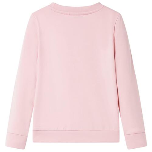 Sweatshirt til børn lys str. 92 lyserød