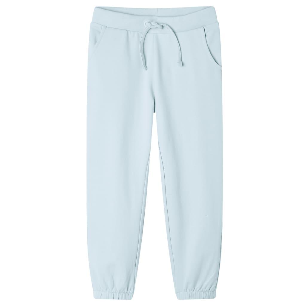 Joggingbukser str. 104 lyseblå billede