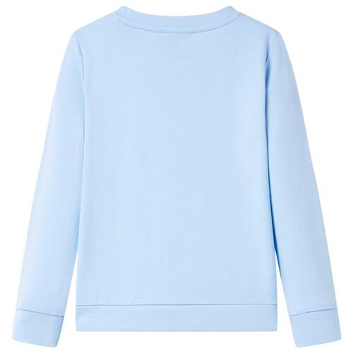 Sweatshirt til børn str. 104 lyseblå