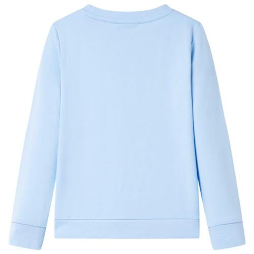 Sweatshirt til børn str. 128 lyseblå