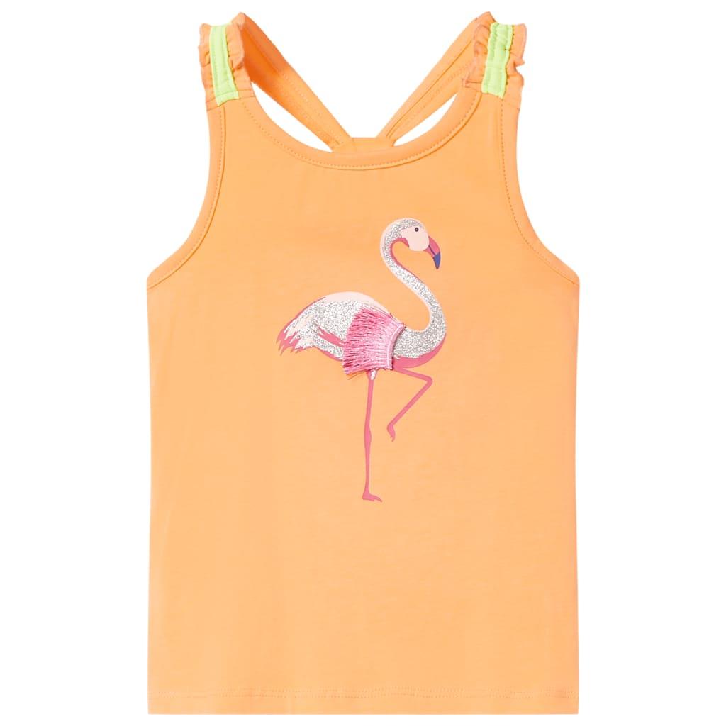 Tanktop til børn str. 140 orange