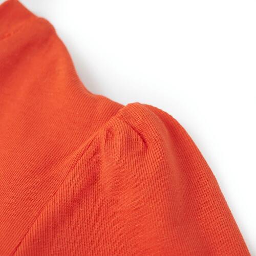 T-shirt til børn str. 116 orange