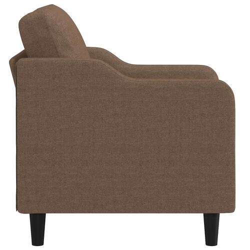 Lænestol 60 cm stof brun