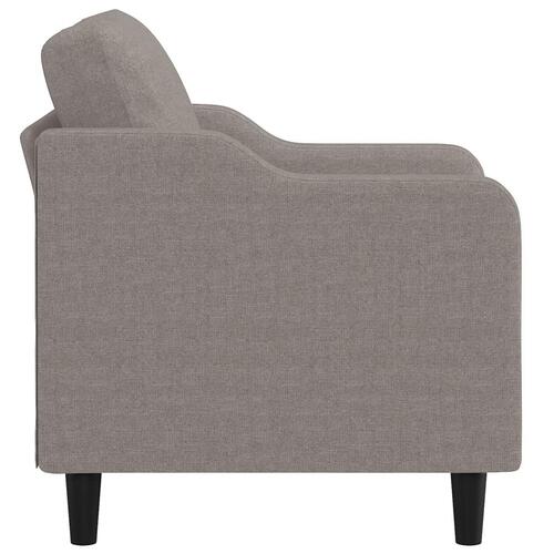 Lænestol 60 cm stof gråbrun