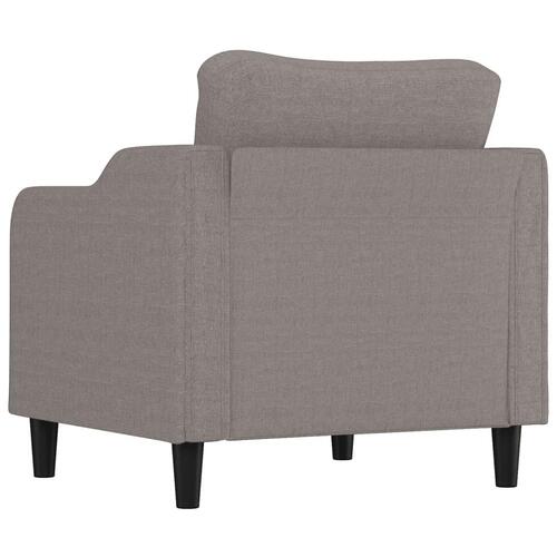 Lænestol 60 cm stof gråbrun
