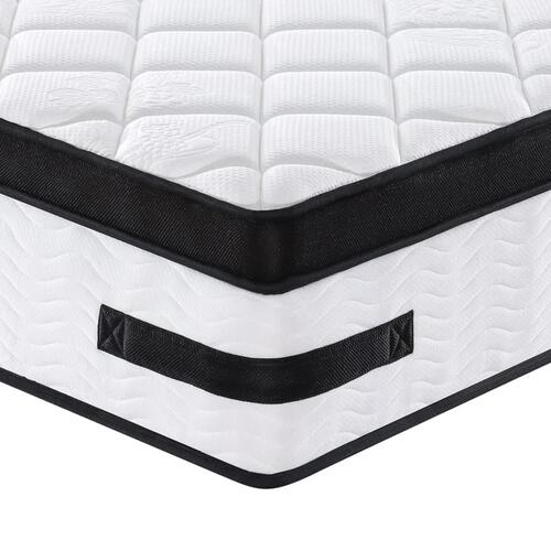 Springmadras med pocketfjedre 90x220 cm medium fast