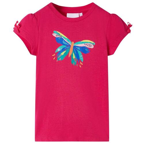 T-shirt til børn str. 92 pink