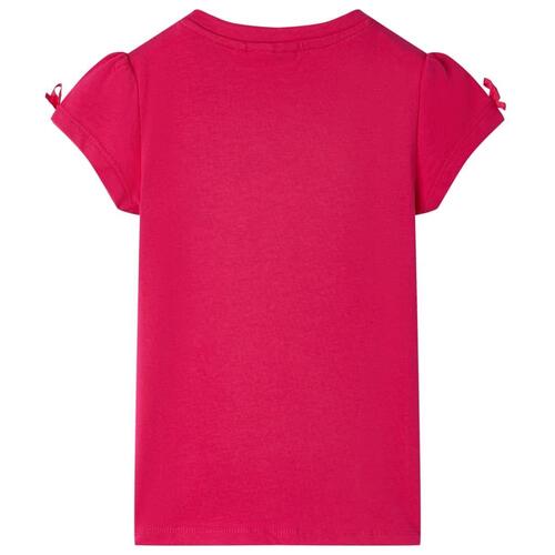 T-shirt til børn str. 92 pink