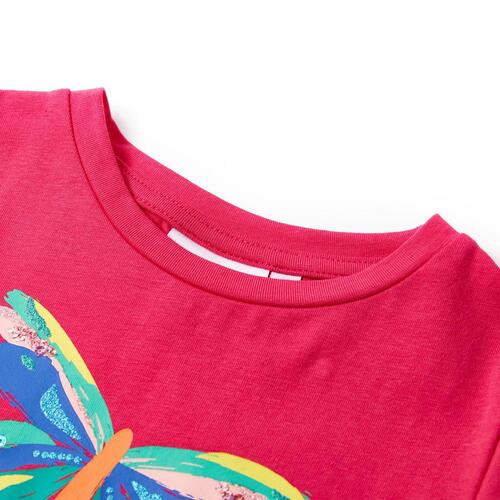 T-shirt til børn str. 92 pink