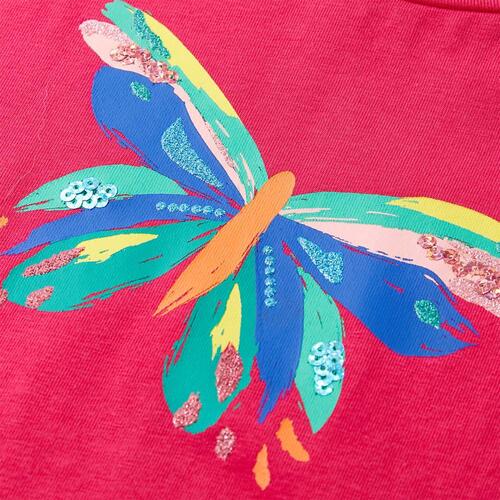 T-shirt til børn str. 92 pink