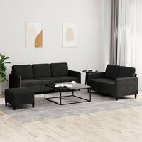 3 personers sofa velour sort