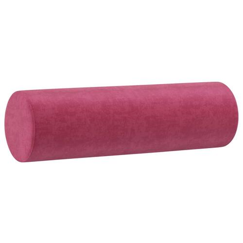 3 personers sofa med puder velour vinrød