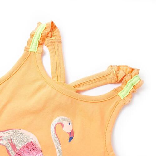 Tanktop til børn str. 92 orange