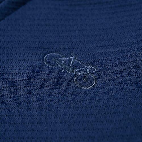 Sweatshirt til børn str. 92 med lynlås marineblå