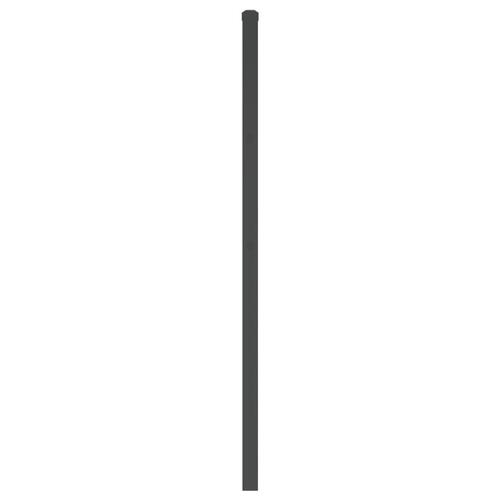 Sengegavl 160 cm metal sort