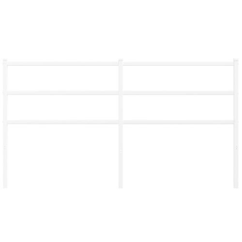 Sengegavl 160 cm metal hvid