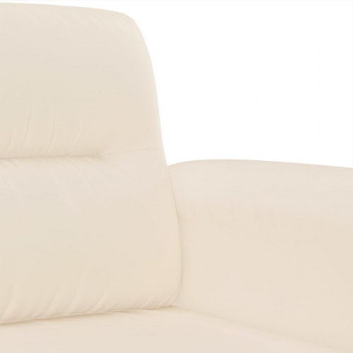 2-personers sofa i mikrofiber 120 cm - beige