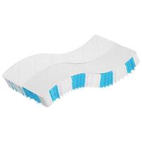 Springmadras med pocketfjedre 90x200 cm medium fast