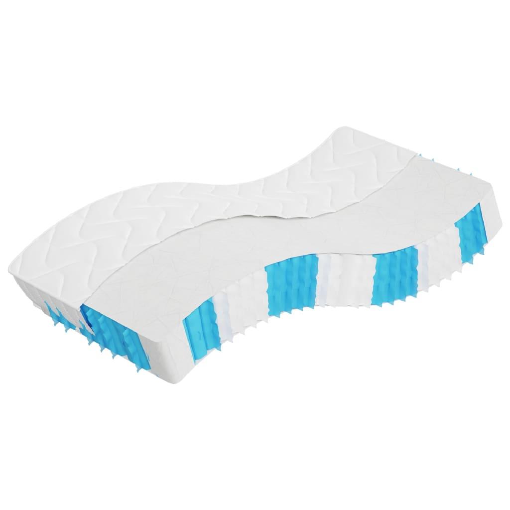 Springmadras med pocketfjedre 90x200 cm medium fast